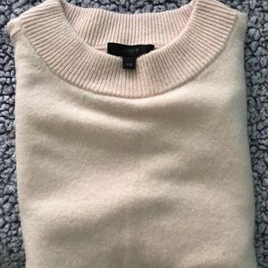 Jcrew light pink cashmere like sweater